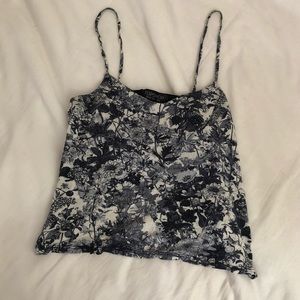 top shop floral tank